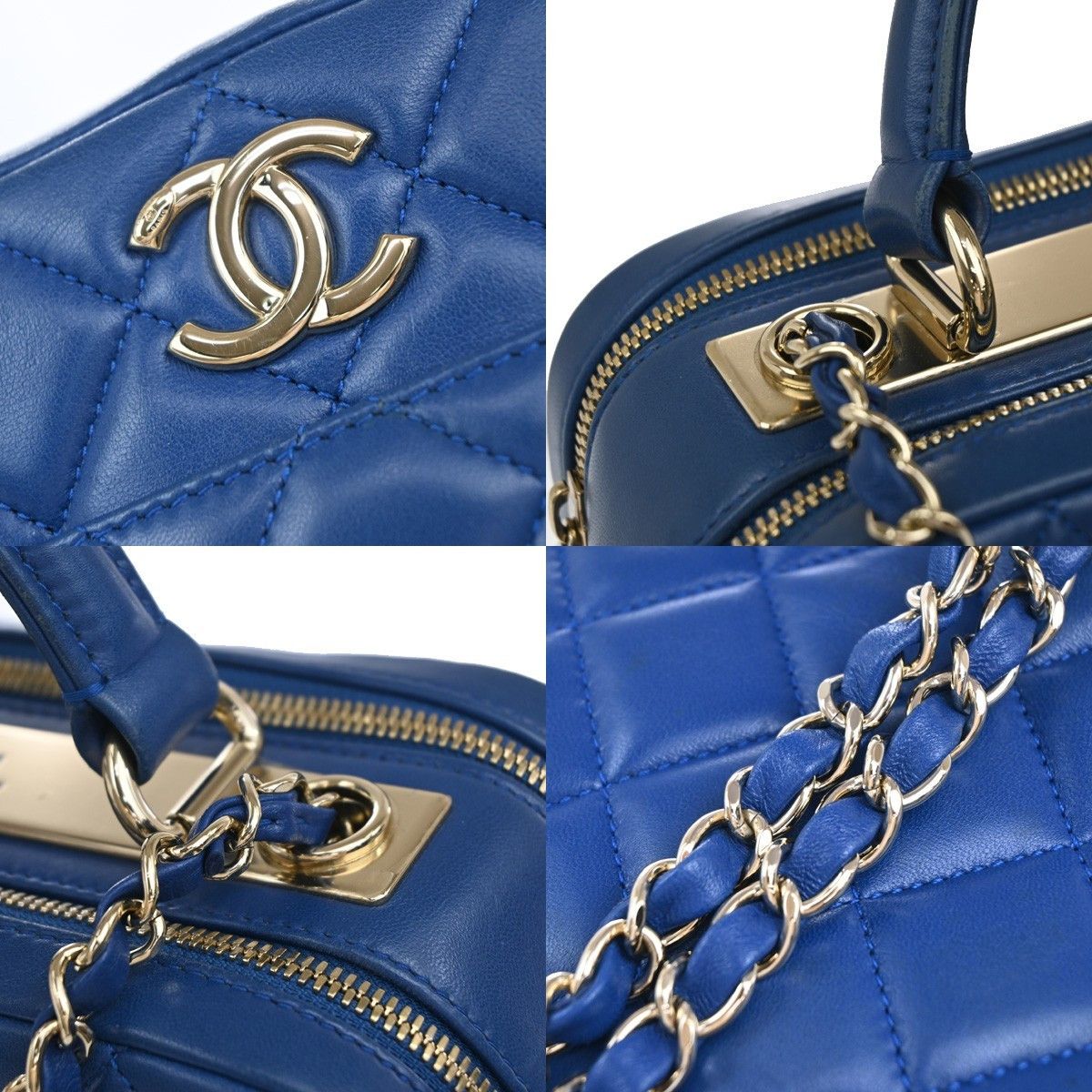 Chanel Chanel Trendy CC Bowling Bag Quilted Lambskin Size ONE SIZE - 11 Thumbnail