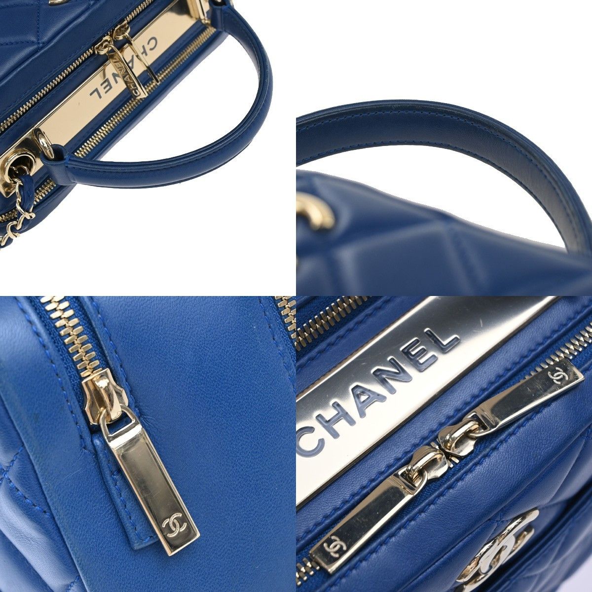 Chanel Chanel Trendy CC Bowling Bag Quilted Lambskin Size ONE SIZE - 10 Thumbnail