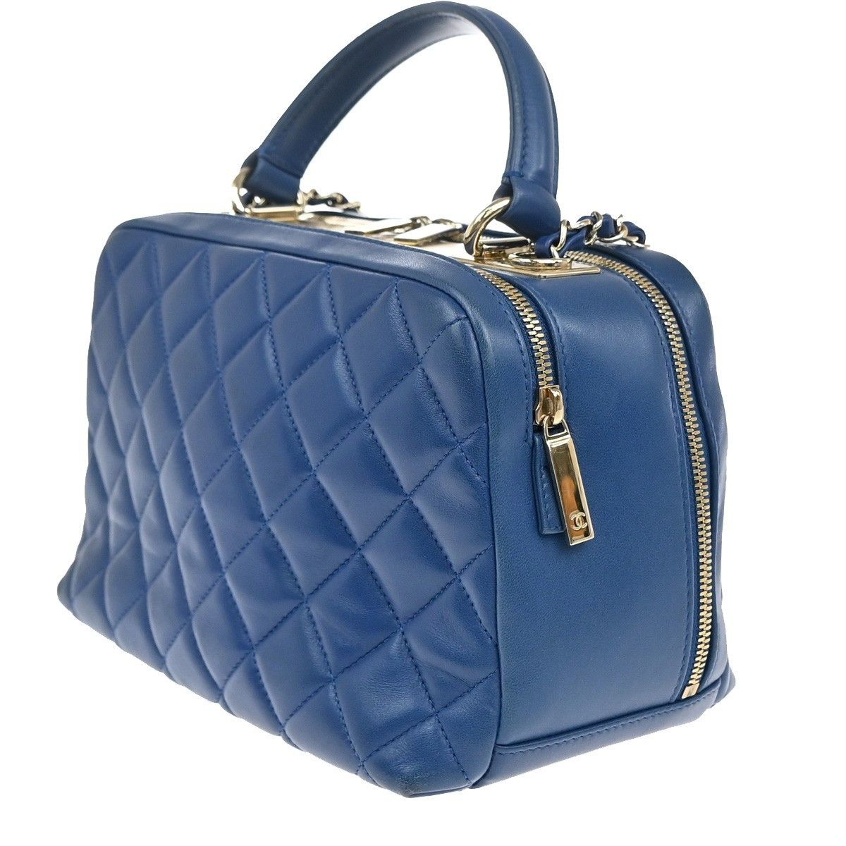 Chanel Chanel Trendy CC Bowling Bag Quilted Lambskin Size ONE SIZE - 4 Thumbnail