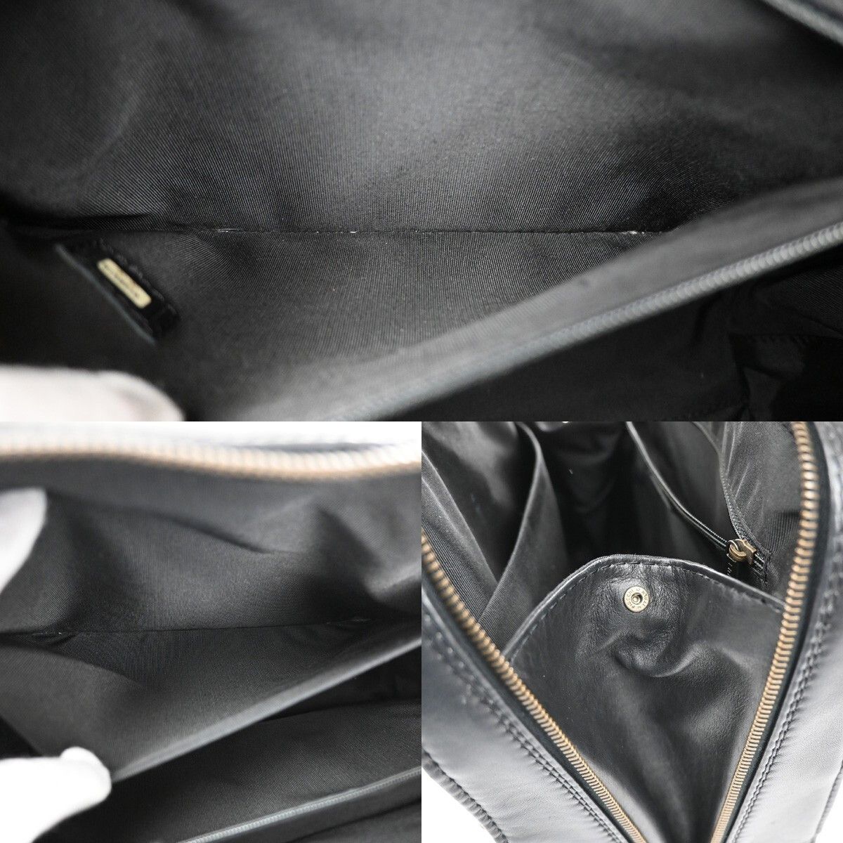 Chanel Chanel Surpique Zip Around Satchel Quilted Leather Size ONE SIZE - 15 Thumbnail