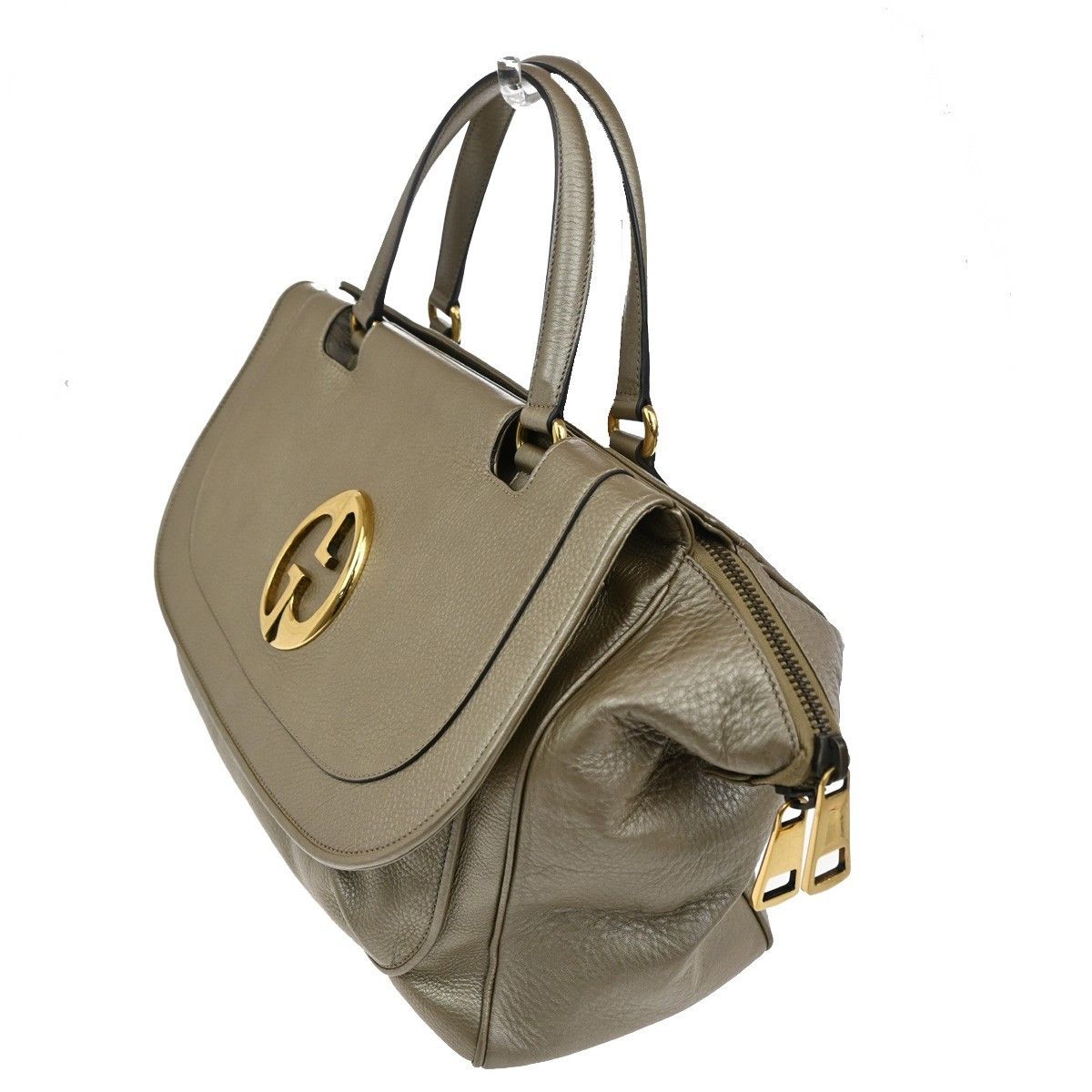 Gucci Gucci 1973 Top Handle Bag Leather Size ONE SIZE - 3 Thumbnail