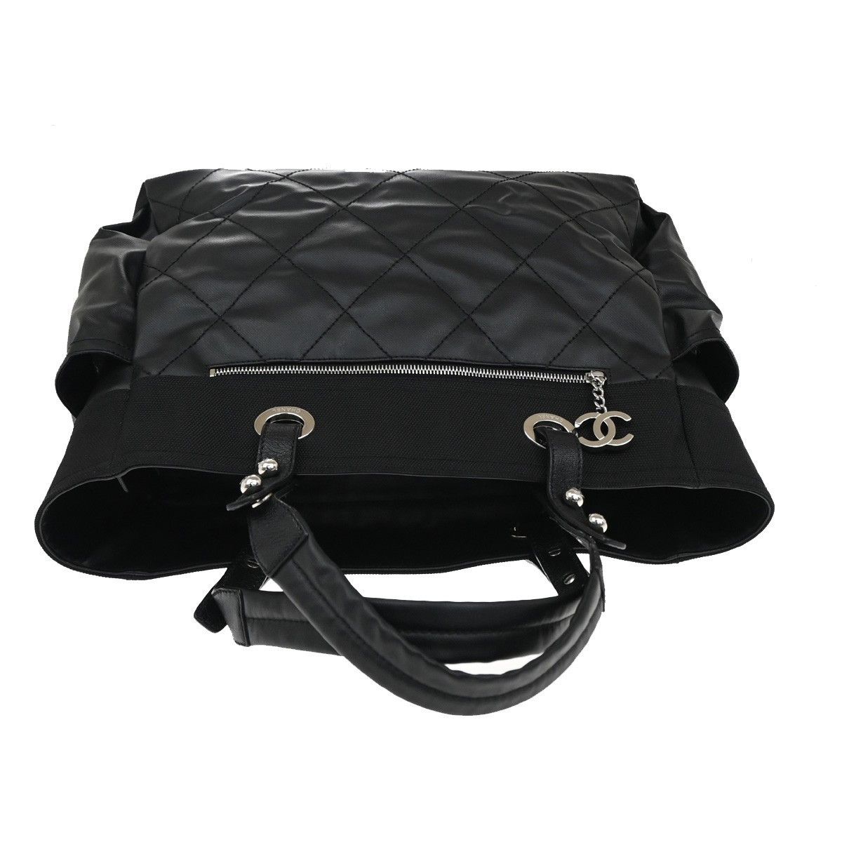 Chanel Chanel Biarritz Pocket Tote Quilted Coated Canvas Size ONE SIZE - 10 Thumbnail