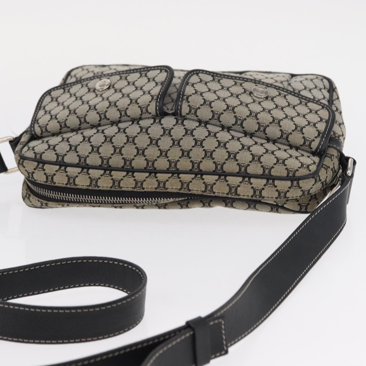 Celine Celine Vintage Macadam Shoulder Bag Canvas and Leather Size ONE SIZE - 16 Thumbnail