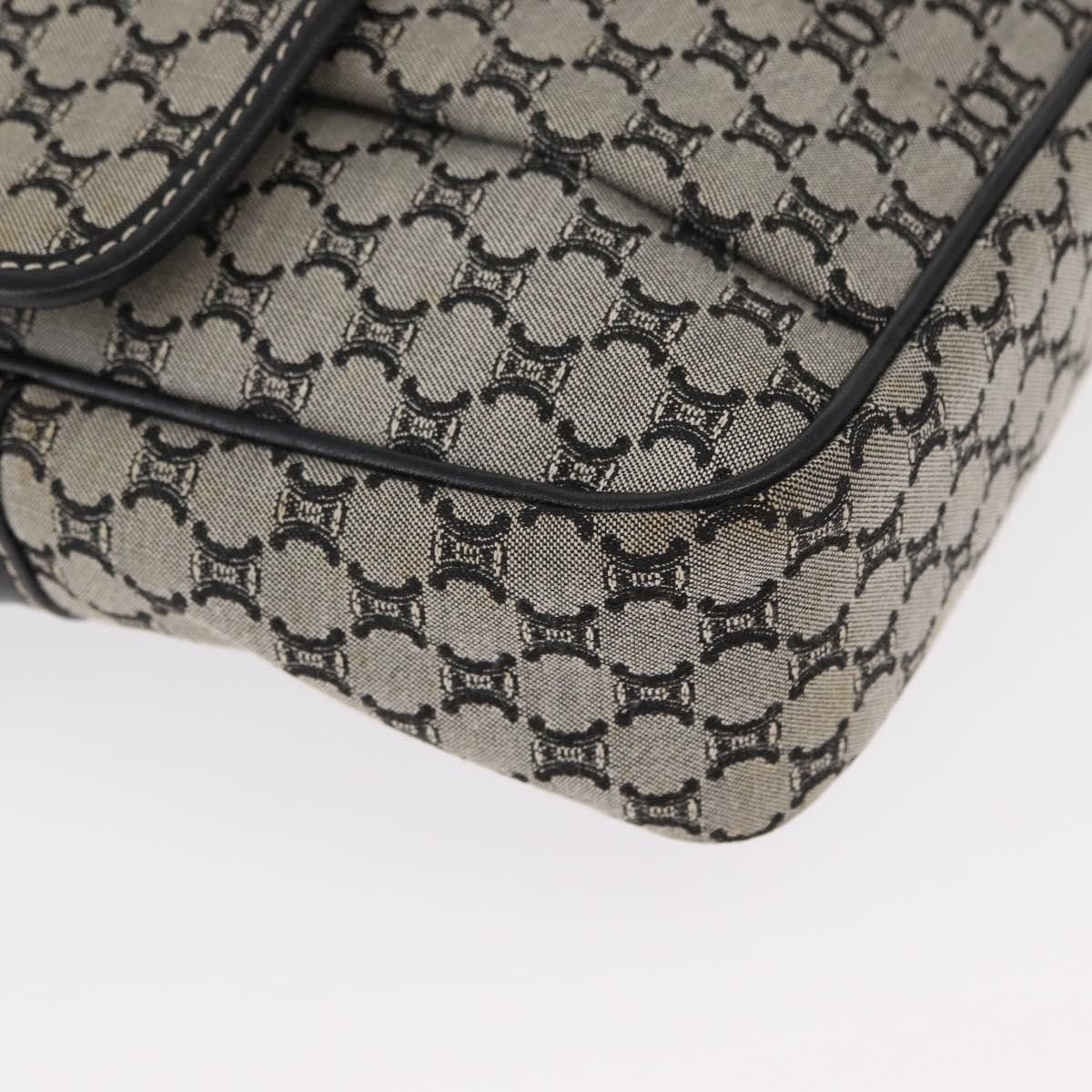 Celine Celine Vintage Macadam Shoulder Bag Canvas and Leather Size ONE SIZE - 9 Thumbnail