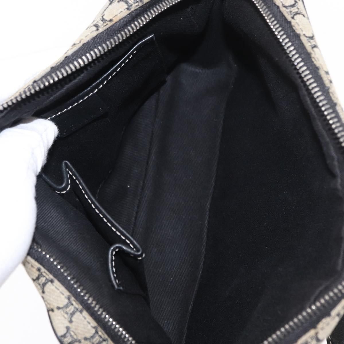 Celine Celine Vintage Macadam Shoulder Bag Canvas and Leather Size ONE SIZE - 5 Thumbnail