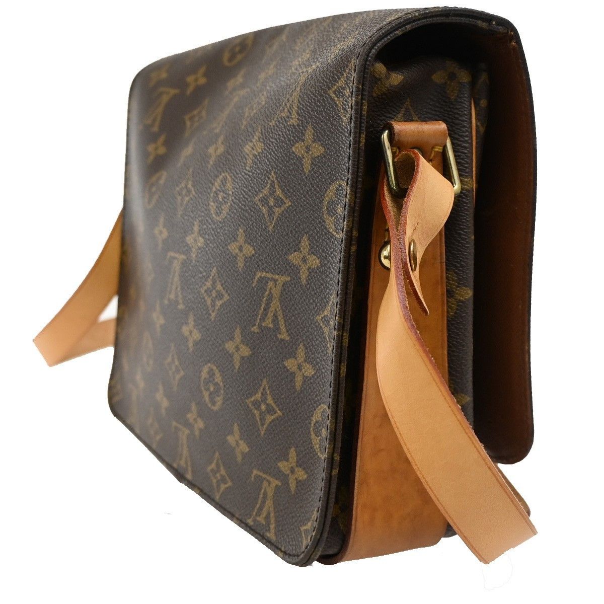 Louis Vuitton Louis Vuitton Cartouchiere Handbag Monogram Canvas Size ONE SIZE - 4 Thumbnail