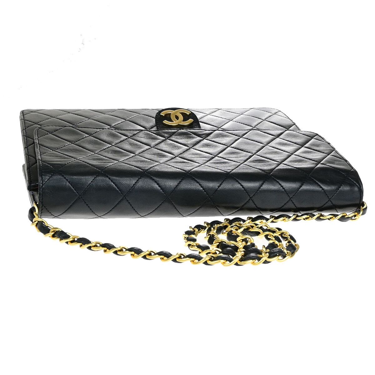 Chanel Chanel Vintage Chain Flap Bag Quilted Leather Size ONE SIZE - 7 Thumbnail
