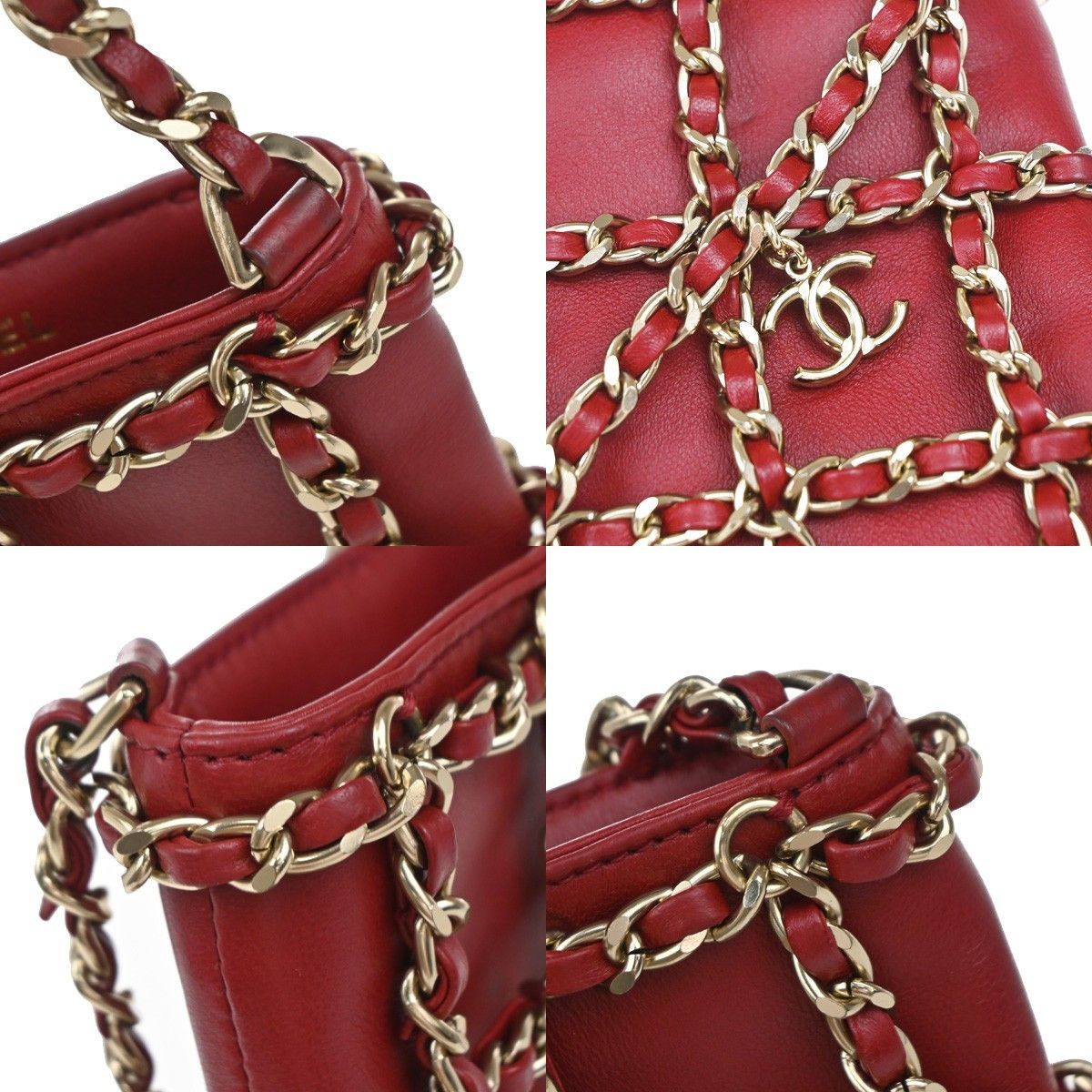 Chanel Chanel Tech Me Out Clutch With Chain Lambskin Size ONE SIZE - 11 Thumbnail