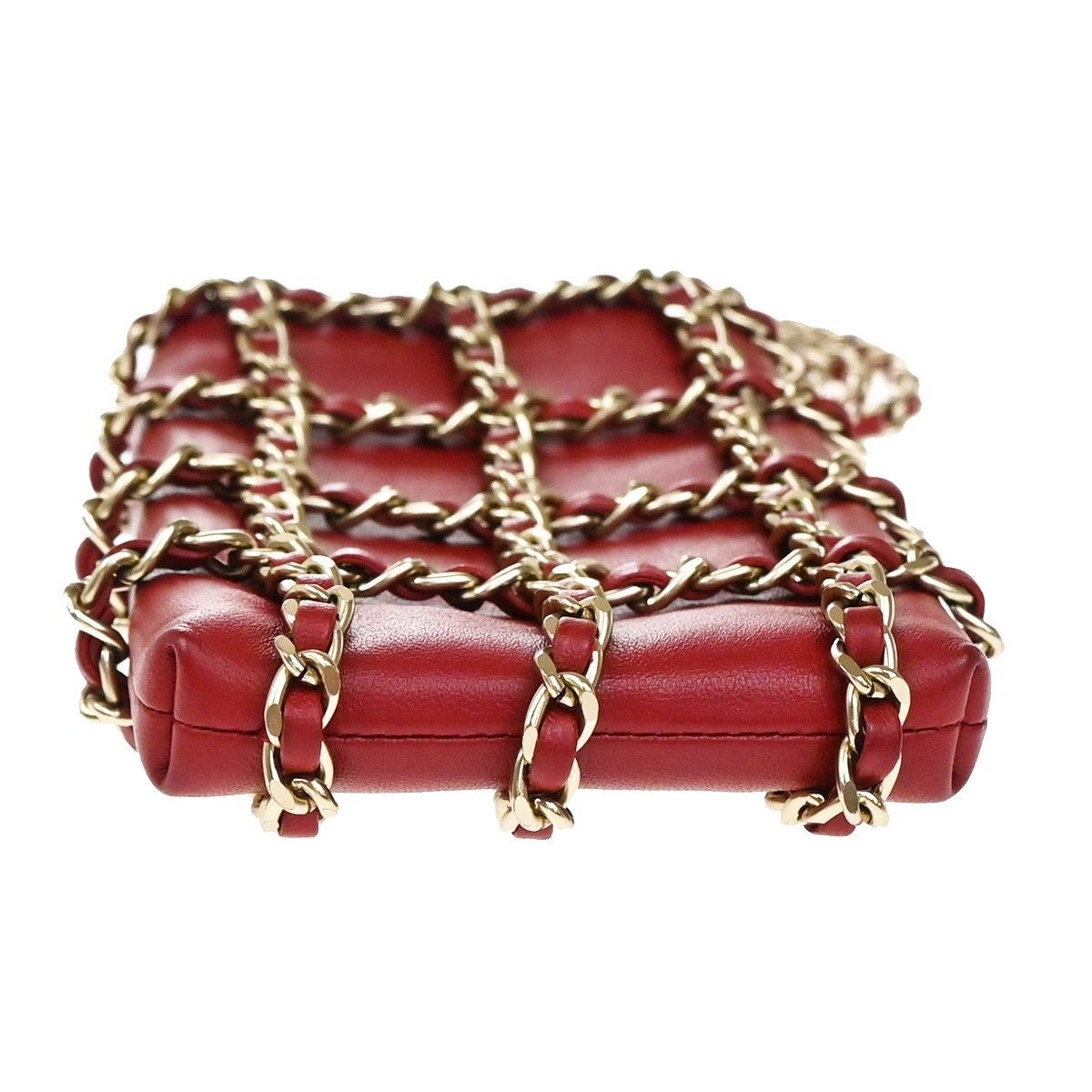 Chanel Chanel Tech Me Out Clutch With Chain Lambskin Size ONE SIZE - 12 Thumbnail