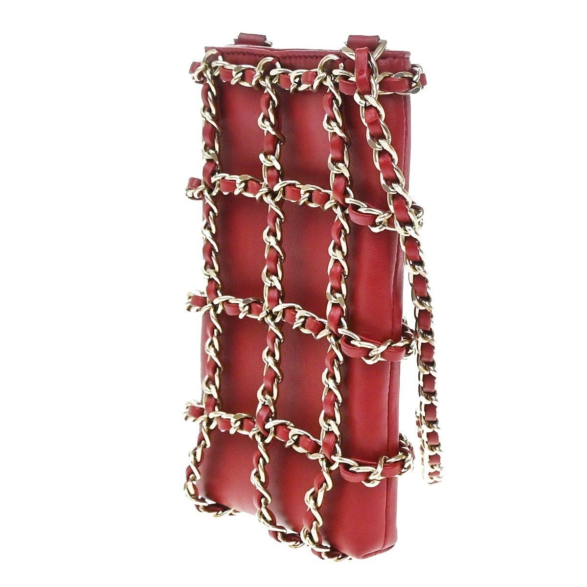 Chanel Chanel Tech Me Out Clutch With Chain Lambskin Size ONE SIZE - 4 Thumbnail