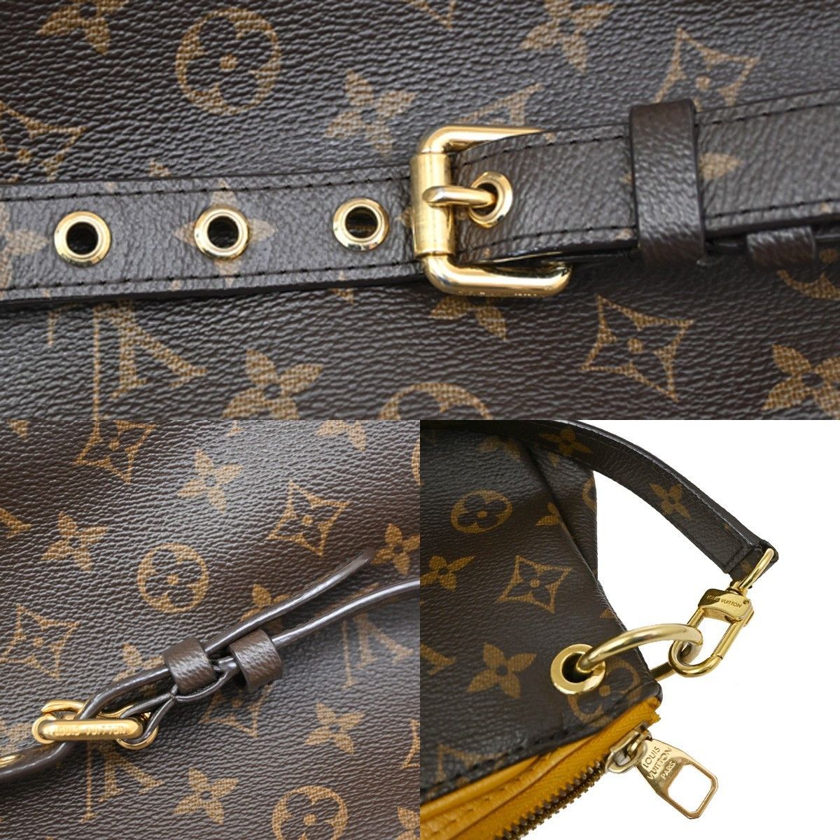 Louis Vuitton Louis Vuitton Pallas Tote Monogram Canvas with Leather Size ONE SIZE - 11 Thumbnail