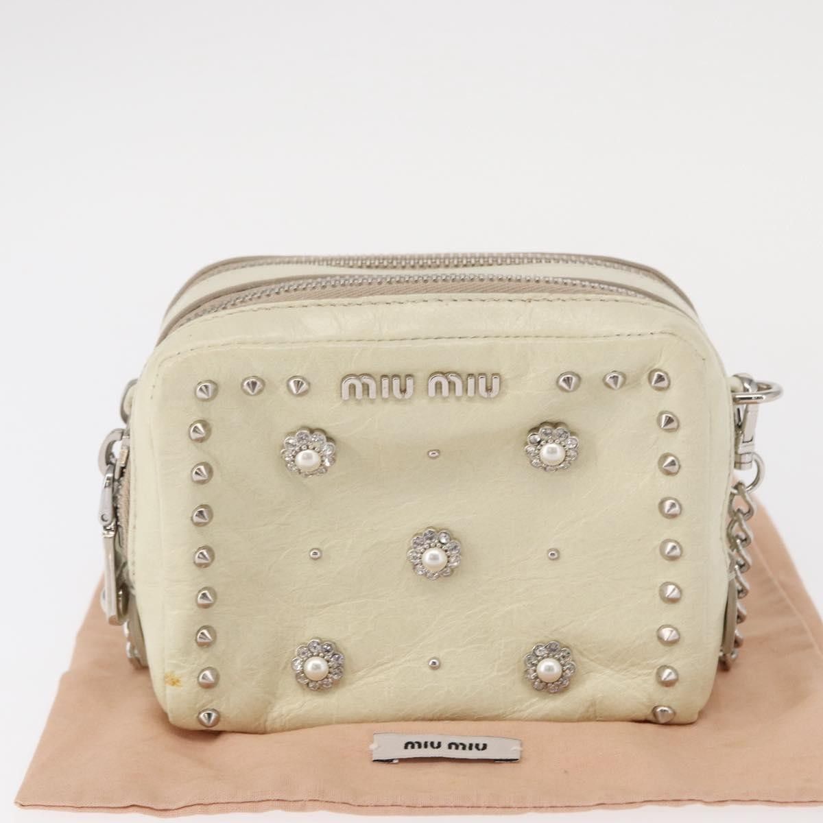 Miu Miu Miu Miu Chain Leather Size ONE SIZE - 15 Thumbnail