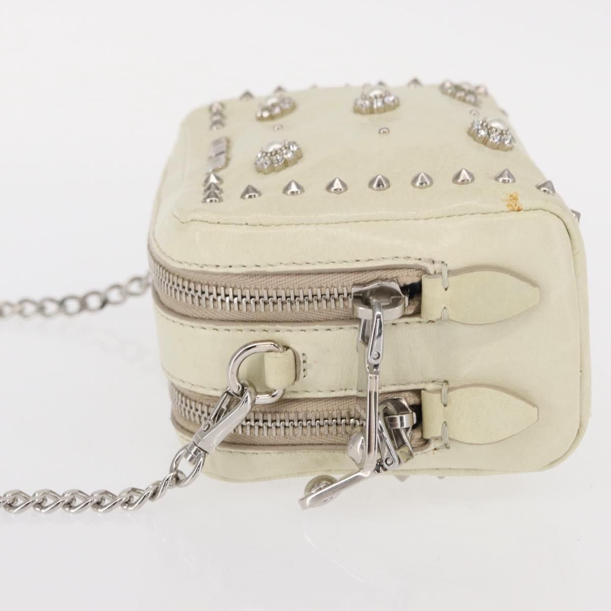 Miu Miu Miu Miu Chain Leather Size ONE SIZE - 4 Thumbnail
