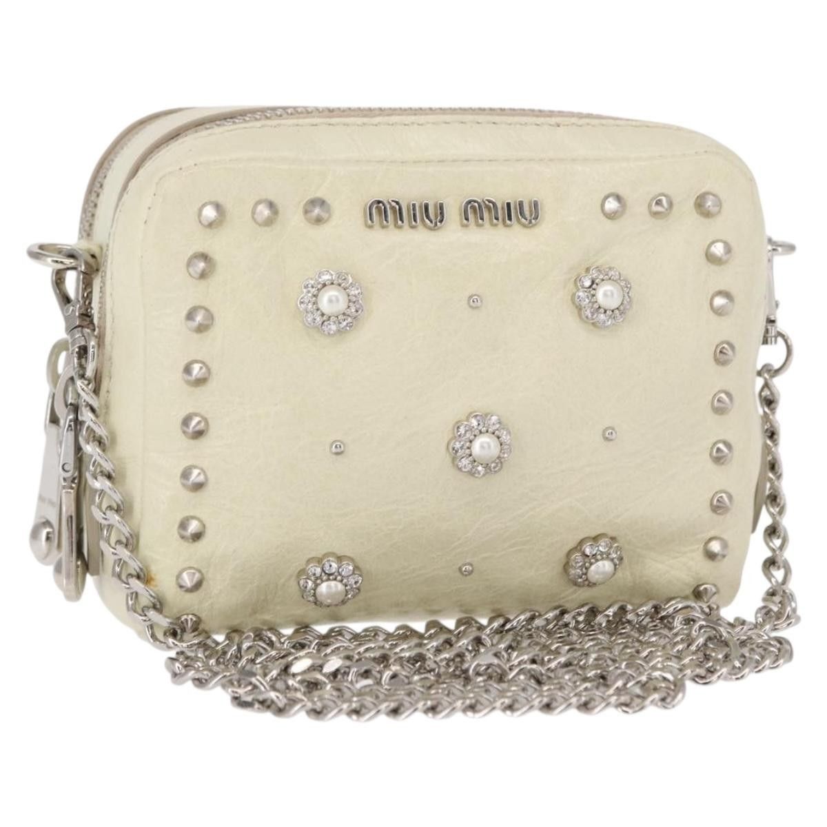 Miu Miu Miu Miu Chain Leather Size ONE SIZE - 21 Thumbnail
