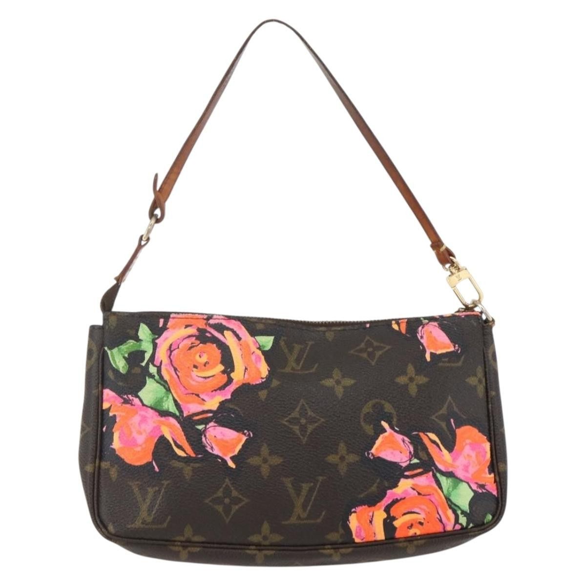 Louis Vuitton Louis Vuitton Pochette Accessoires Limited Edition Monogram Roses Size ONE SIZE - 2 Thumbnail