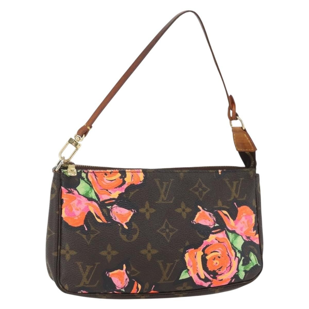 Louis Vuitton Louis Vuitton Pochette Accessoires Limited Edition Monogram Roses Size ONE SIZE - 19 Thumbnail