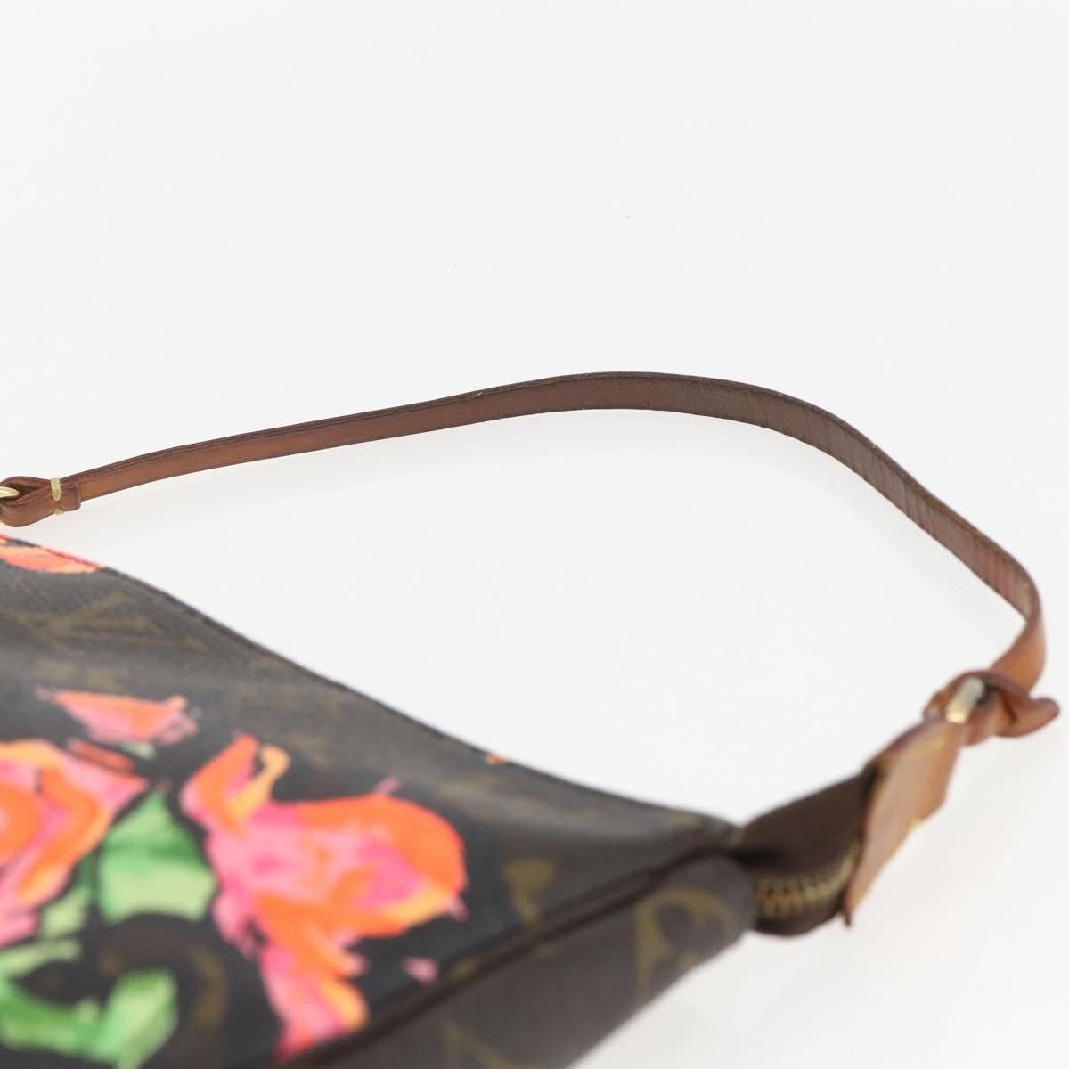 Louis Vuitton Louis Vuitton Pochette Accessoires Limited Edition Monogram Roses Size ONE SIZE - 20 Thumbnail