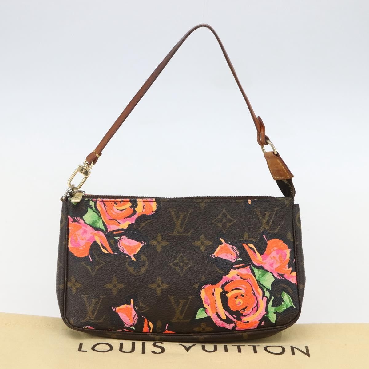 Louis Vuitton Louis Vuitton Pochette Accessoires Limited Edition Monogram Roses Size ONE SIZE - 15 Thumbnail