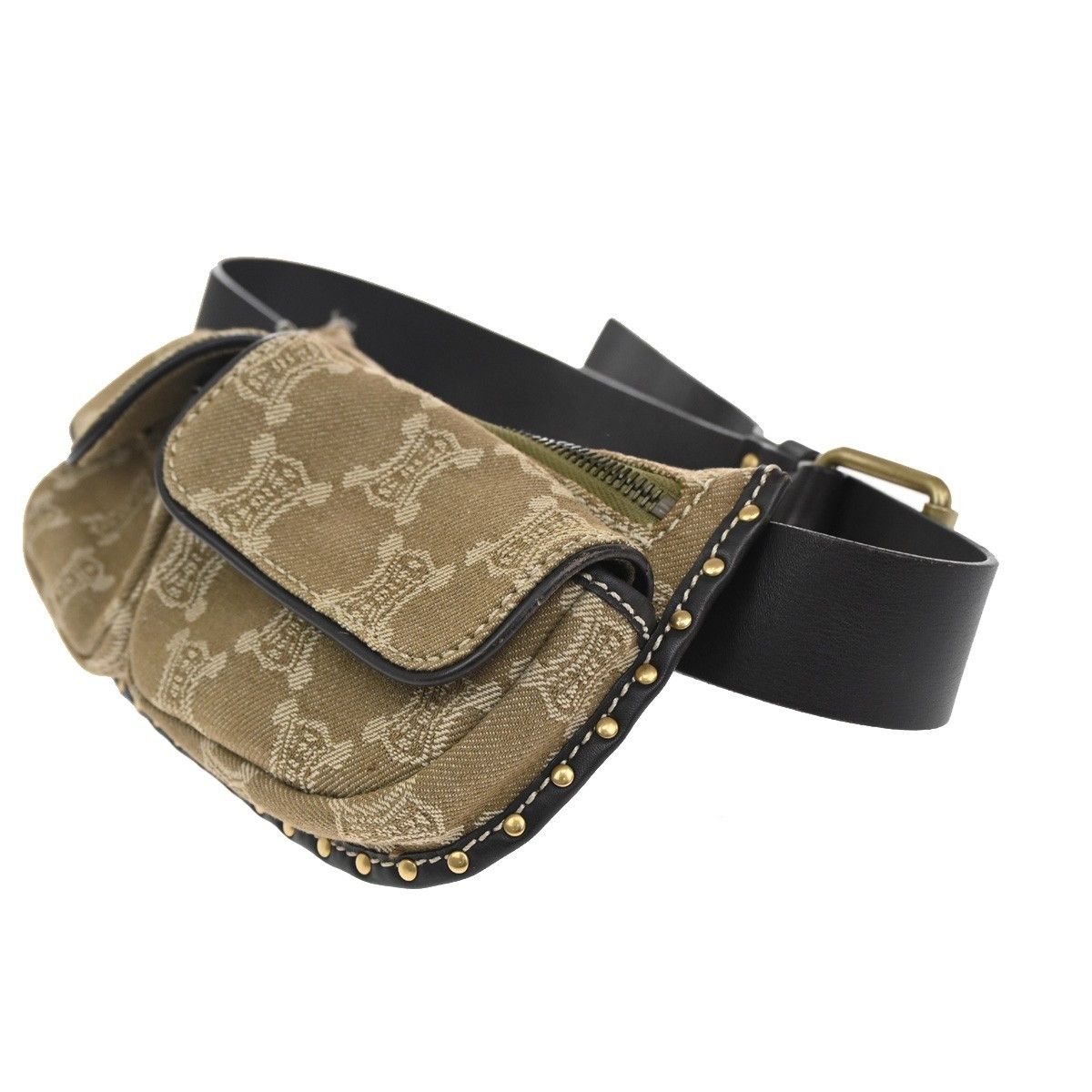 Celine Celine Bum Bag Canvas with Leather Size ONE SIZE - 10 Thumbnail