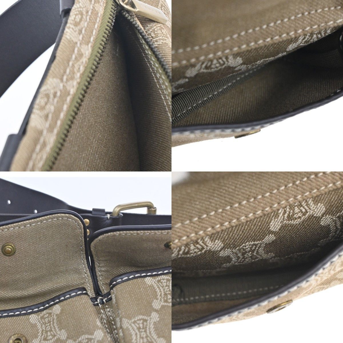 Celine Celine Bum Bag Canvas with Leather Size ONE SIZE - 13 Thumbnail