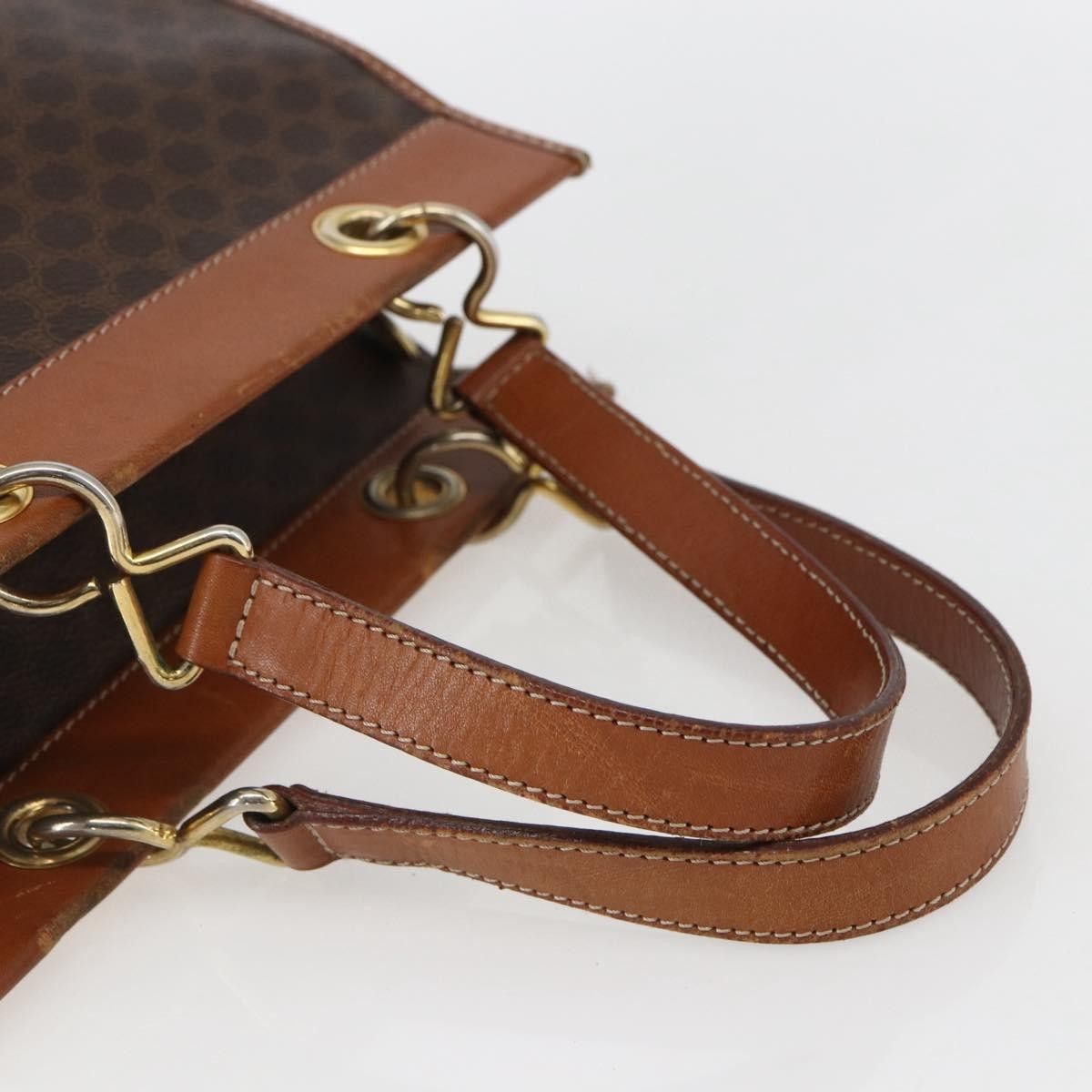 Celine Celine Vintage Macadam Handbag Canvas and Leather Size ONE SIZE - 7 Thumbnail