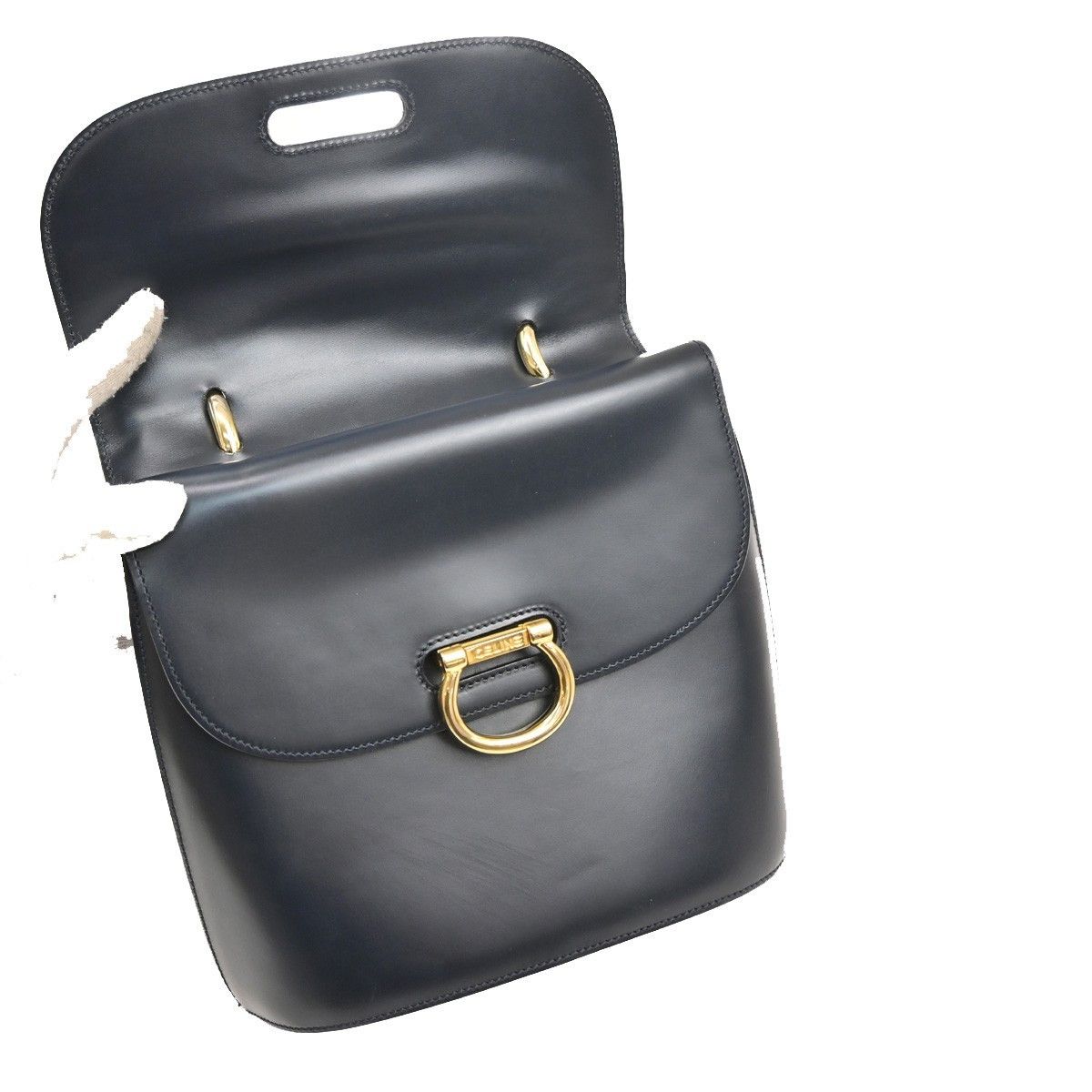 Celine Celine Gancini Handbag Leather Size ONE SIZE - 12 Thumbnail