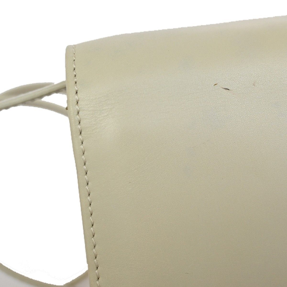 Celine Celine Vintage Triomphe Flap Bag Leather Size ONE SIZE - 12 Thumbnail