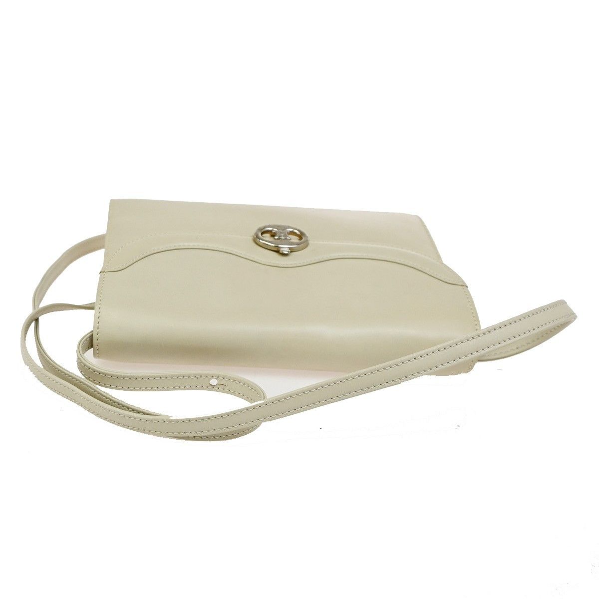 Celine Celine Vintage Triomphe Flap Bag Leather Size ONE SIZE - 10 Thumbnail