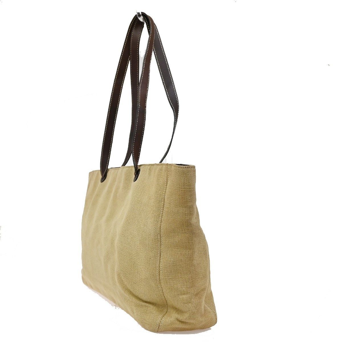 Chanel Chanel Vintage CC Tote Canvas with Leather Size ONE SIZE - 4 Thumbnail