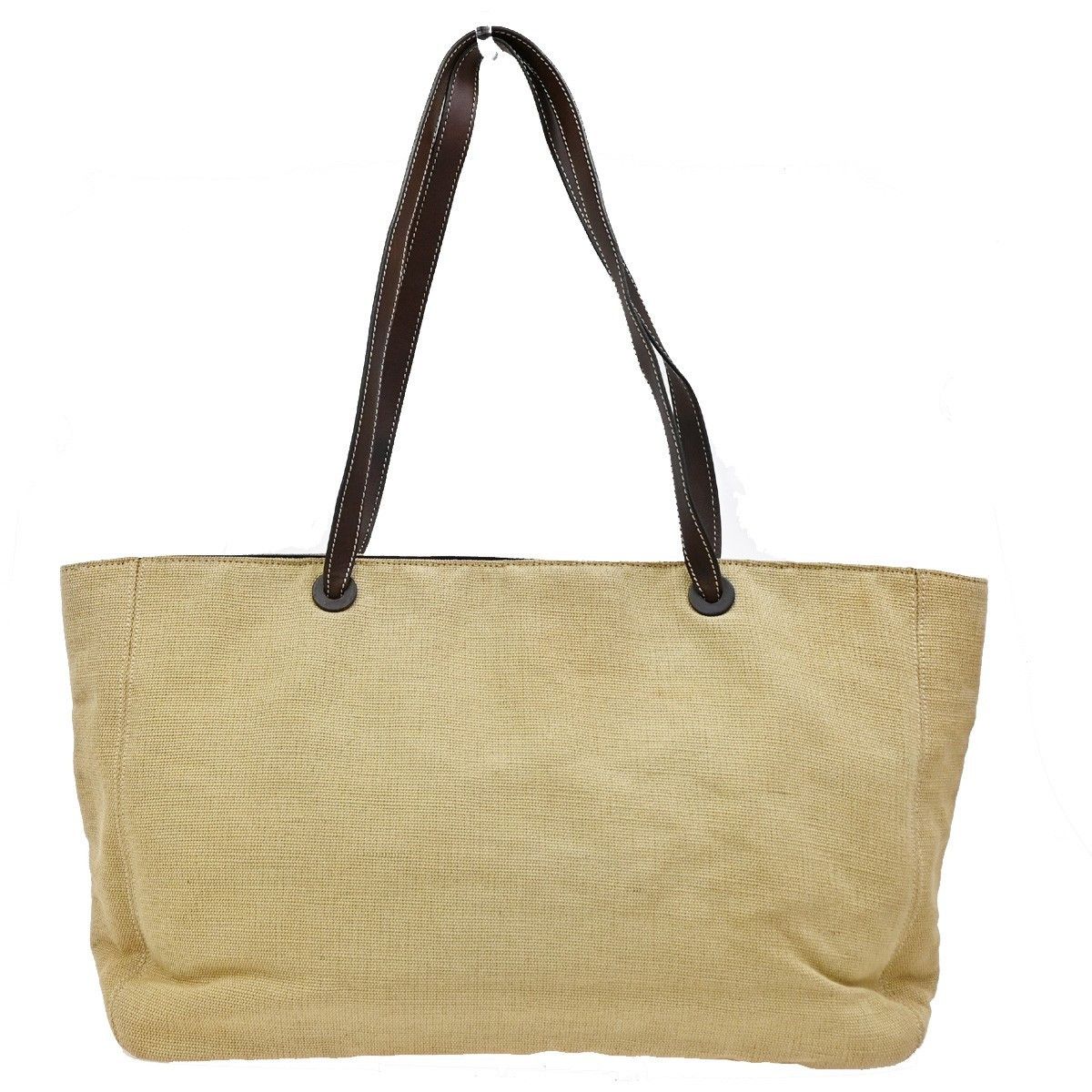 Chanel Chanel Vintage CC Tote Canvas with Leather Size ONE SIZE - 2 Thumbnail