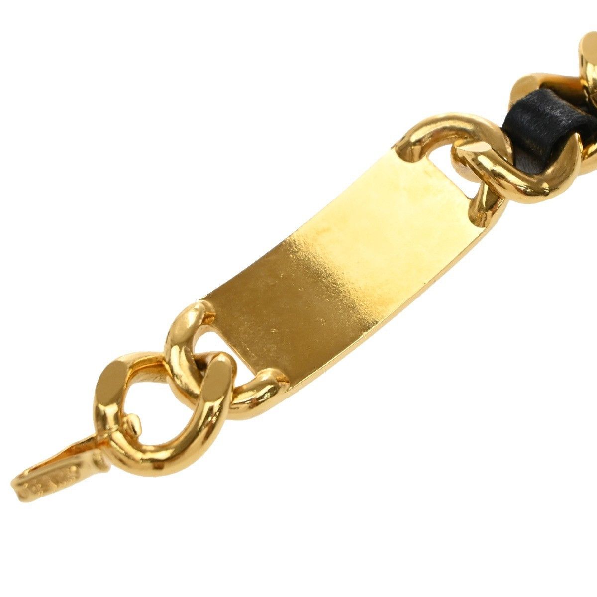 Chanel Chanel Vintage Medallion Chain Belt Metal and Leather Size ONE SIZE - 7 Thumbnail