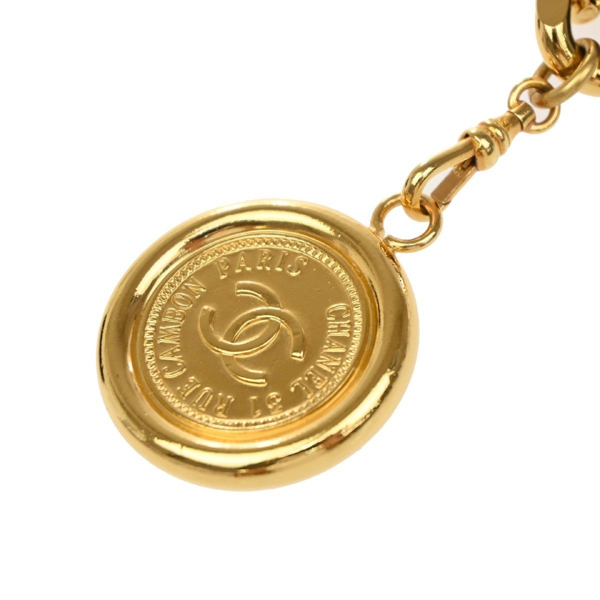 Chanel Chanel Vintage Medallion Chain Belt Metal and Leather Size ONE SIZE - 3 Thumbnail
