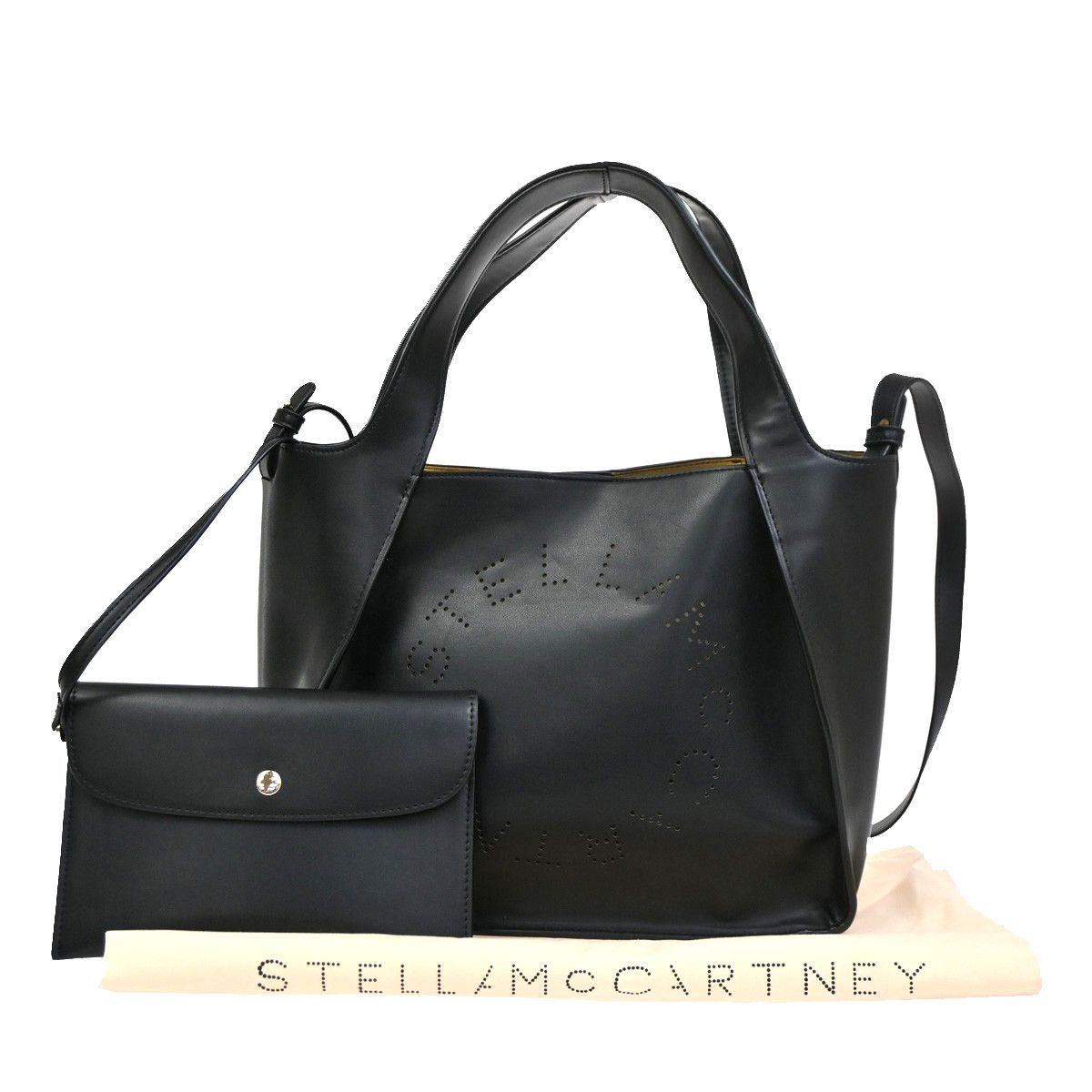 Stella McCartney Stella McCartney Alter Tote Perforated Faux Leather Size ONE SIZE - 11 Thumbnail
