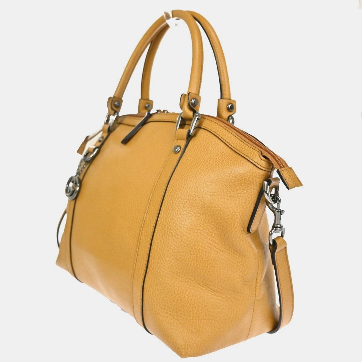 Gucci Gucci Britt Convertible Dome Satchel Leather Size ONE SIZE - 3 Thumbnail
