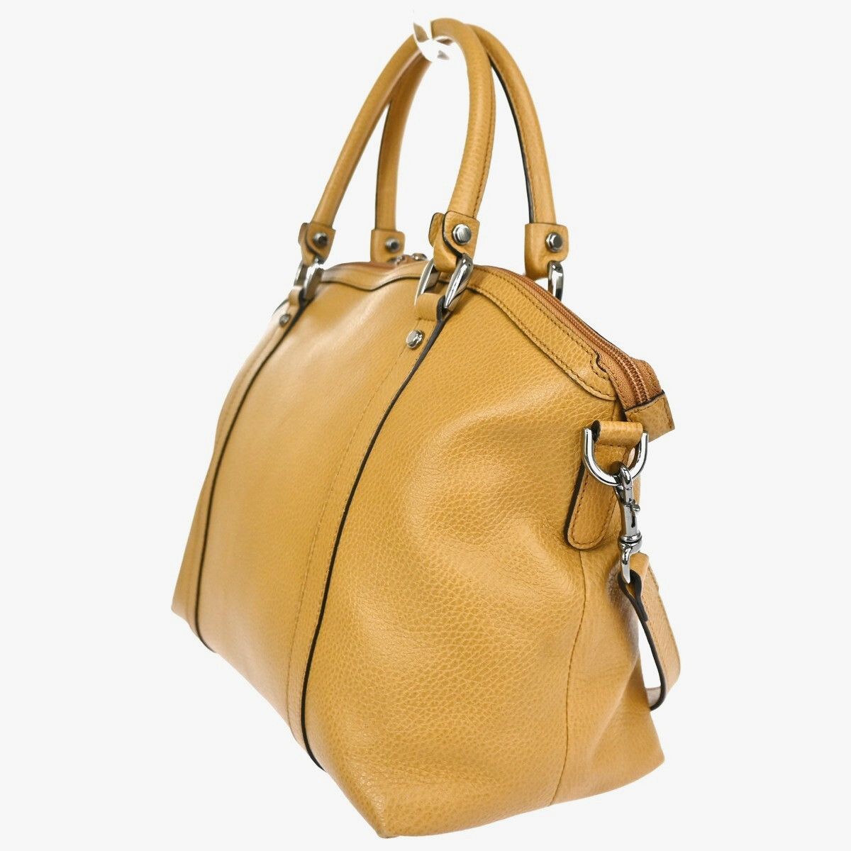 Gucci Gucci Britt Convertible Dome Satchel Leather Size ONE SIZE - 4 Thumbnail