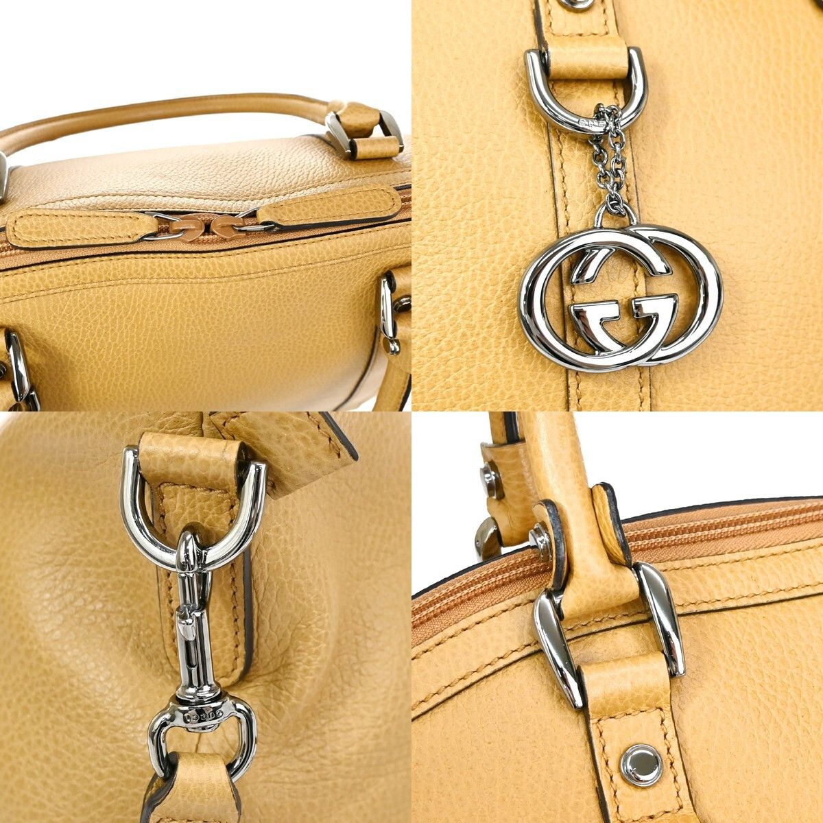 Gucci Gucci Britt Convertible Dome Satchel Leather Size ONE SIZE - 10 Thumbnail