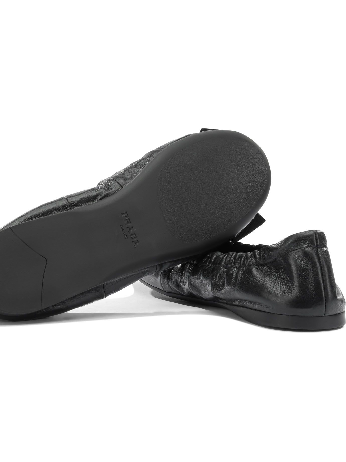 Prada Prada Shiny Leather Ballet Flats IT 40 Women - USA Duties Paid Size US 10 / IT 40 - 5 Thumbnail