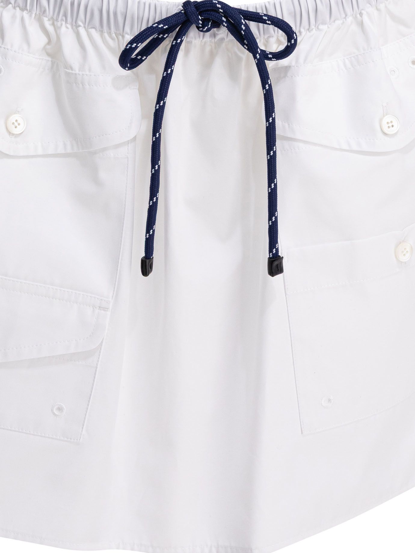 Miu Miu Miu Miu Poplin Mini Skirt With Logo tag size 42 Women - USA Duties Paid Size 28" / US 6 / IT 42 - 3 Thumbnail