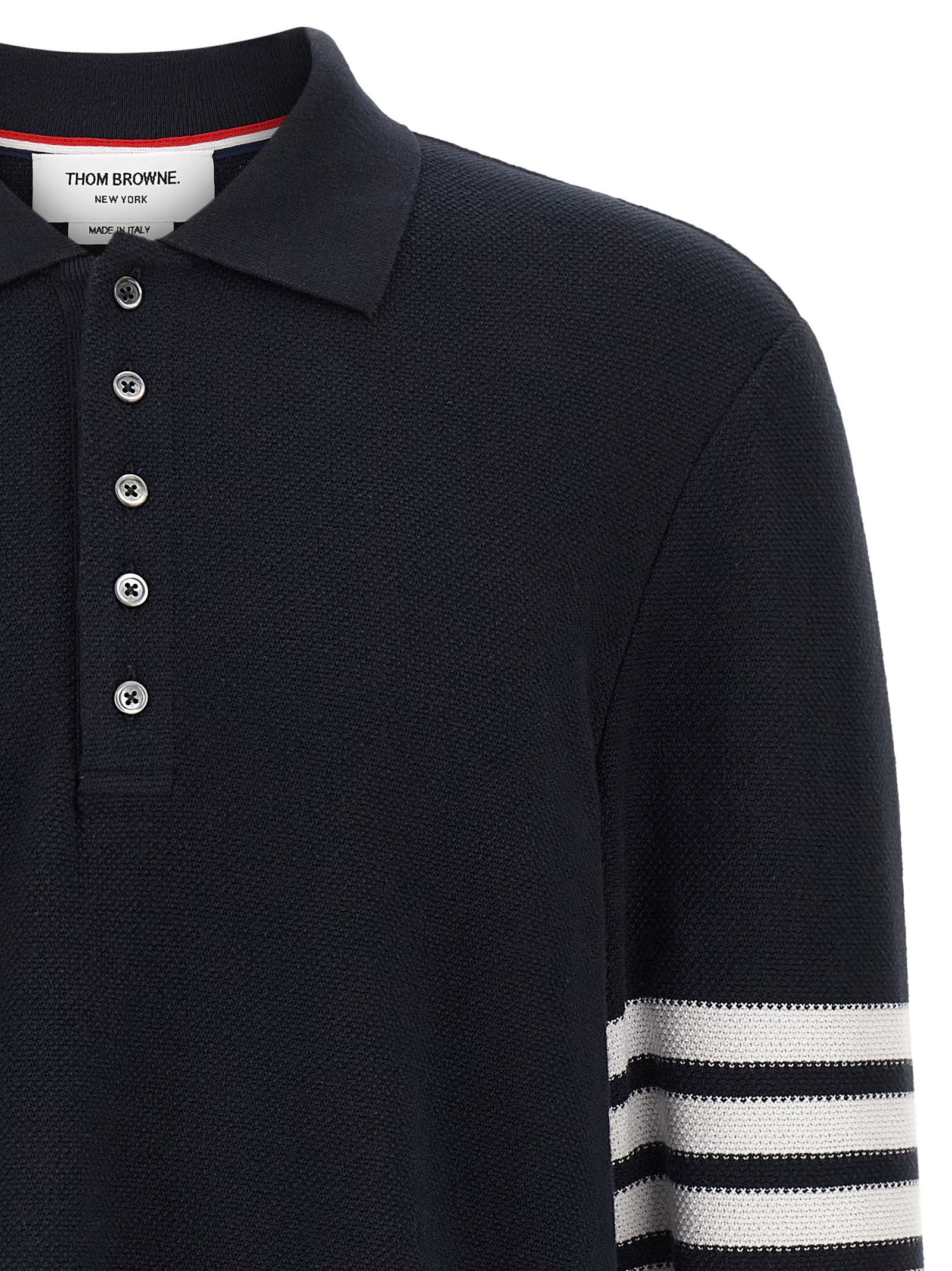 Thom Browne '4 Bar' Polo Shirt Size US M / EU 48-50 / 2 - 3 Thumbnail