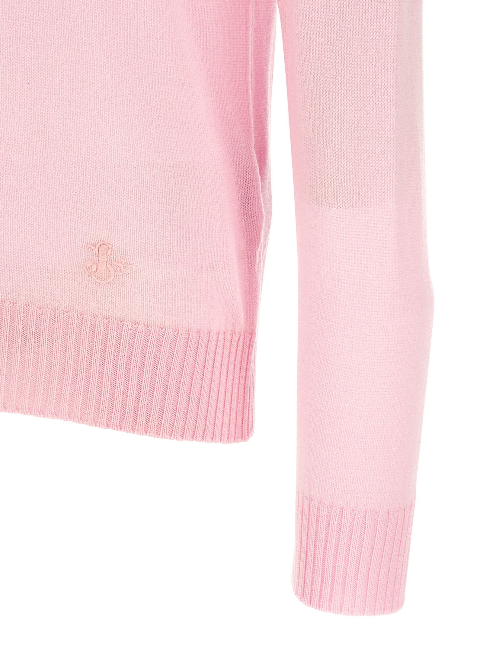 Jil Sander Logo Embroidery Sweater Size US L / EU 52-54 / 3 - 4 Thumbnail