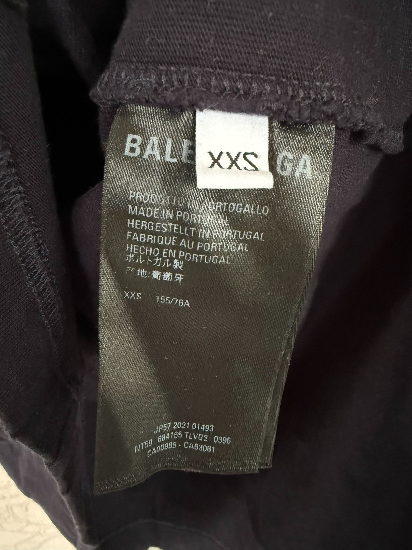 Balenciaga balenciaga no comment black short sleeve tee Size XXS / US 00 / IT 34 - 3 Thumbnail