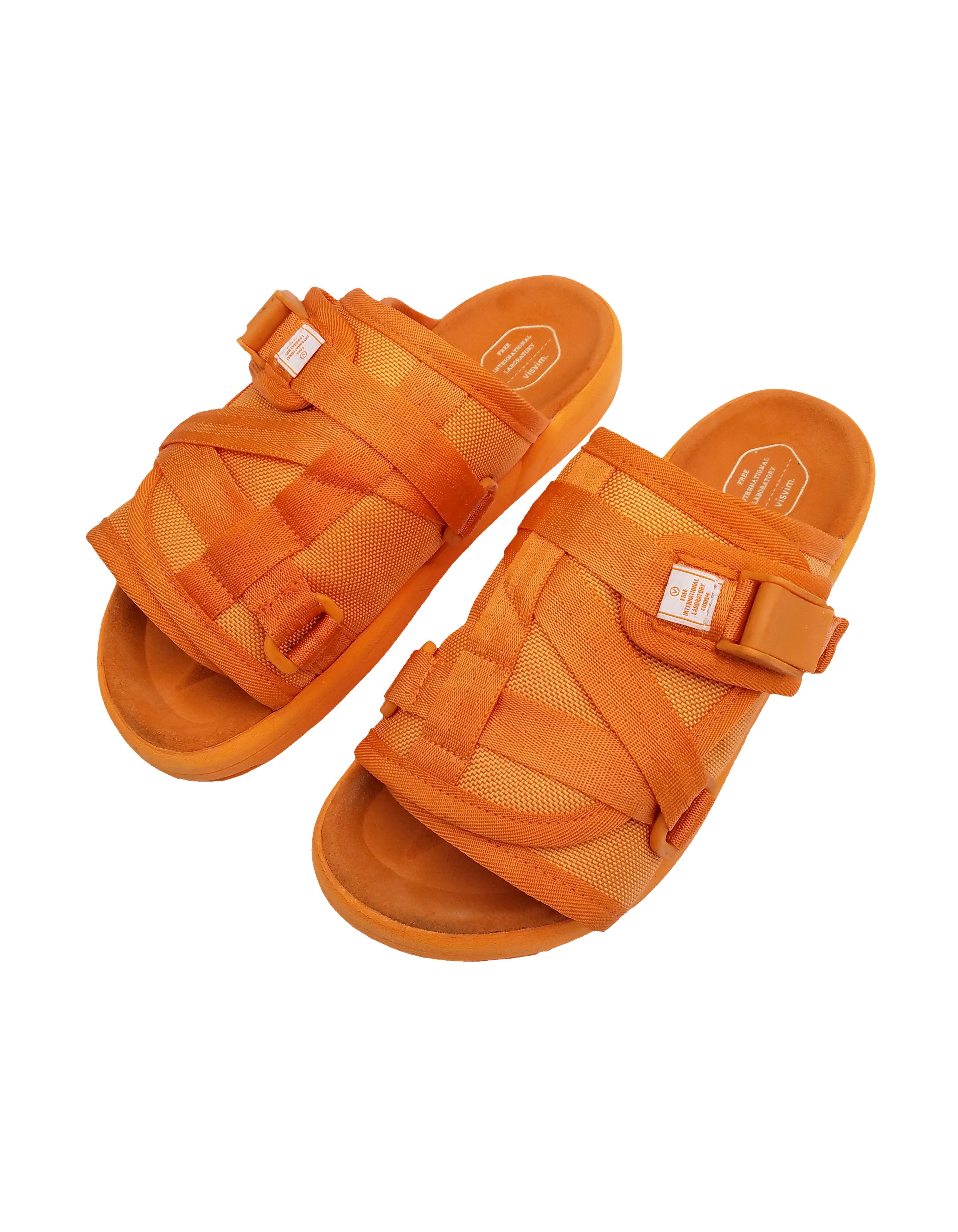 visvim サンダル Visvim ORANGE Christo Sandal | Grailed