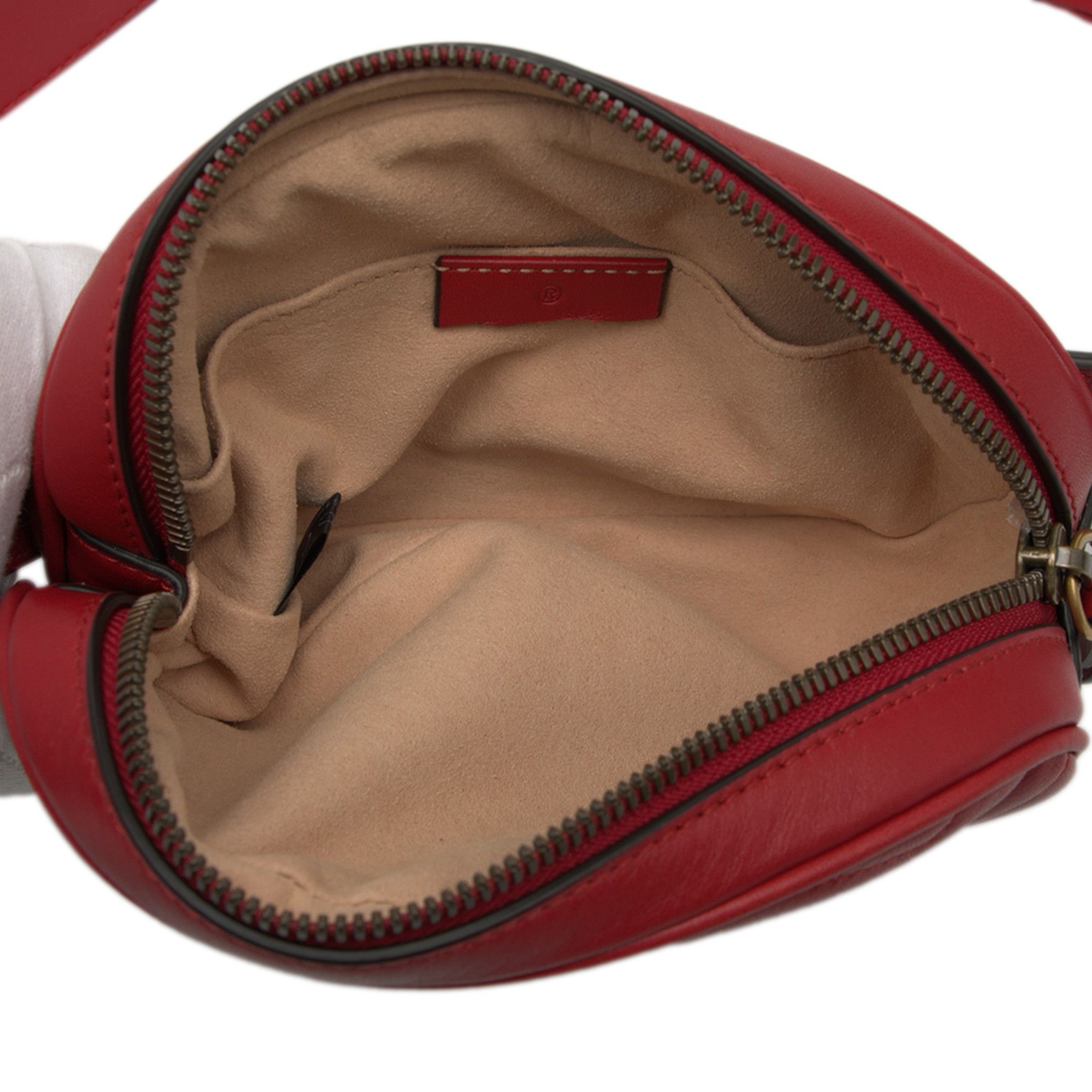 Gucci Gucci GG Marmont Matelasse Leather Belt Bag Size ONE SIZE - 4 Thumbnail