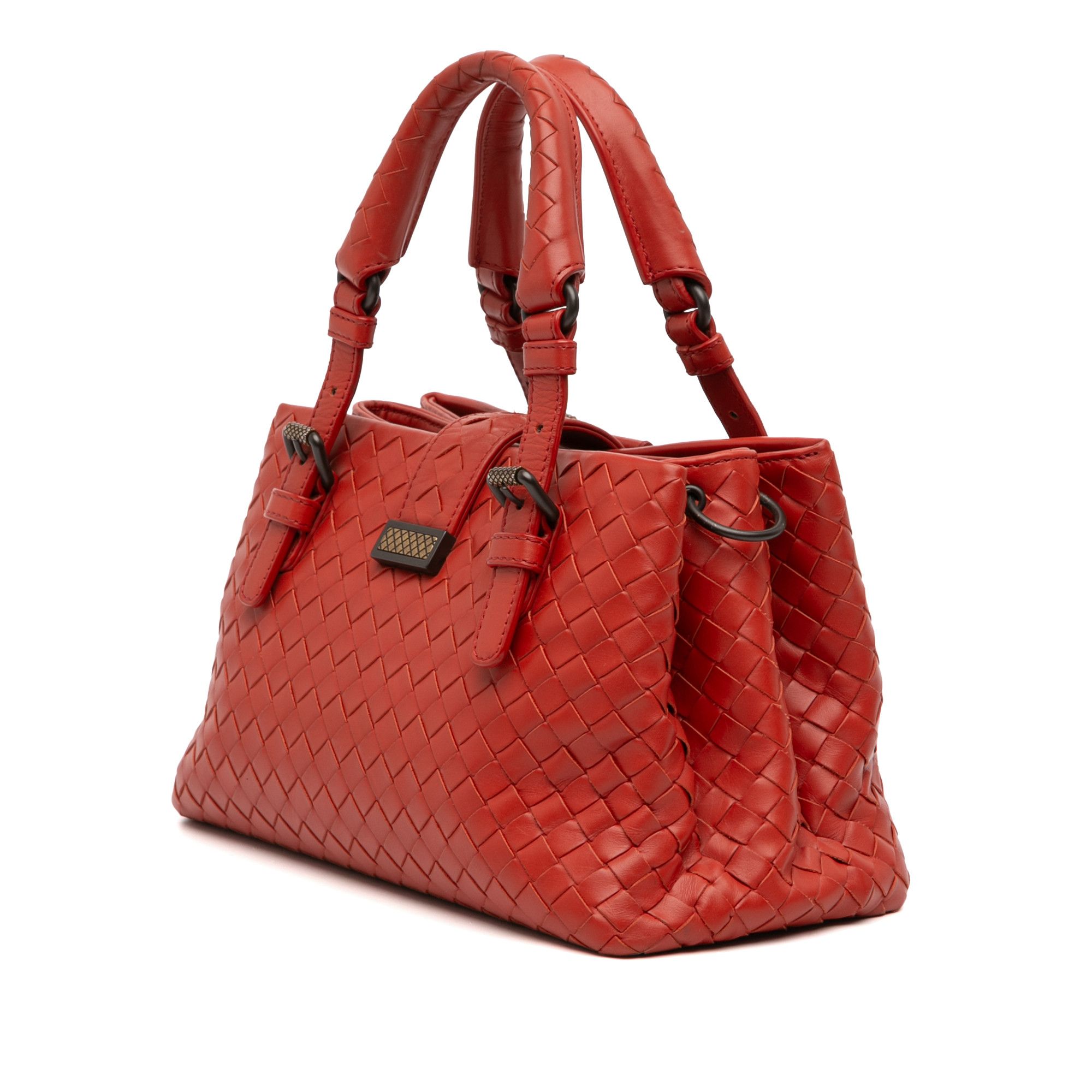 Bottega Veneta Bottega Veneta Mini Nappa Intrecciato Roma Satchel Size ONE SIZE - 2 Thumbnail
