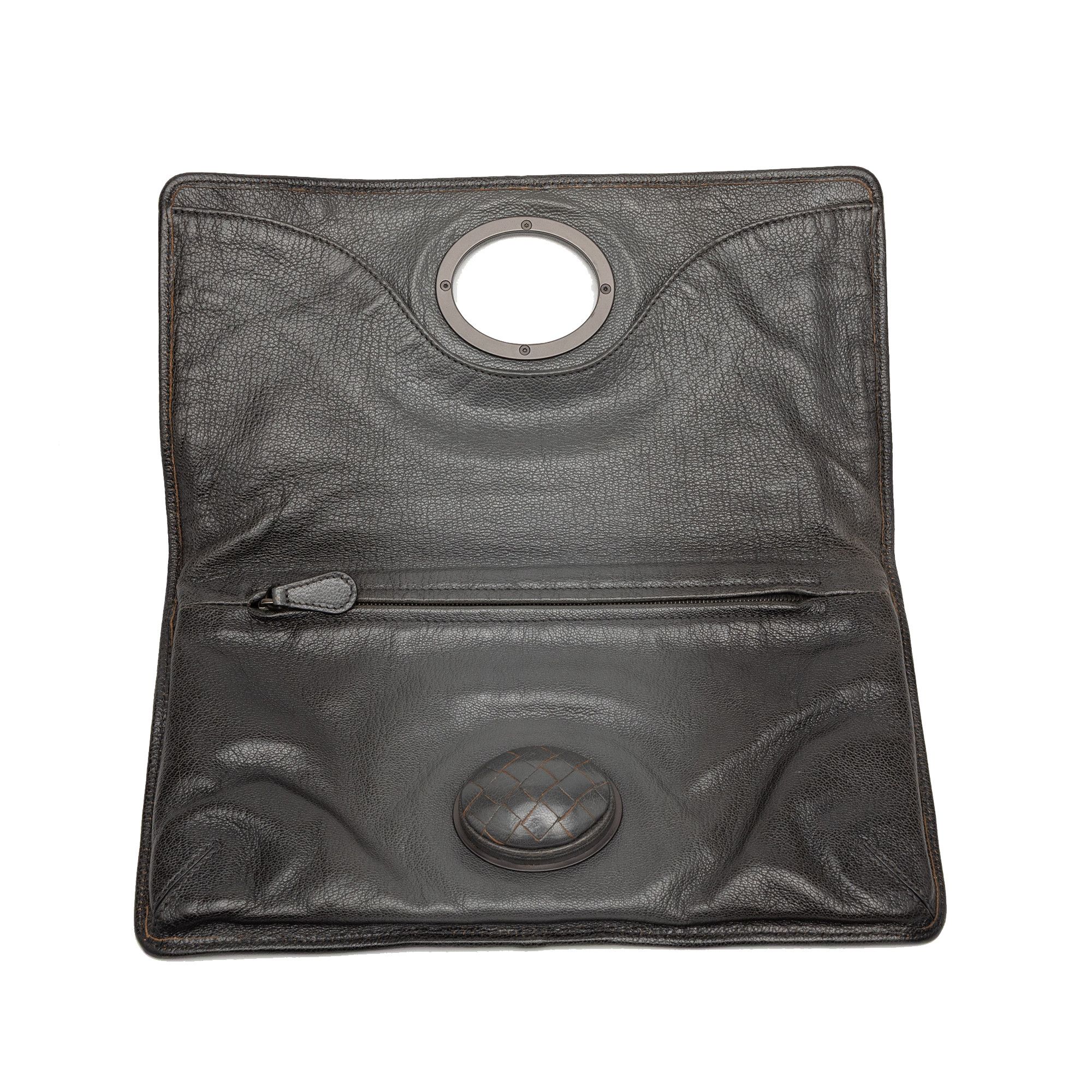 Bottega Veneta Bottega Veneta Leather Turn Lock Clutch Size ONE SIZE - 4 Thumbnail