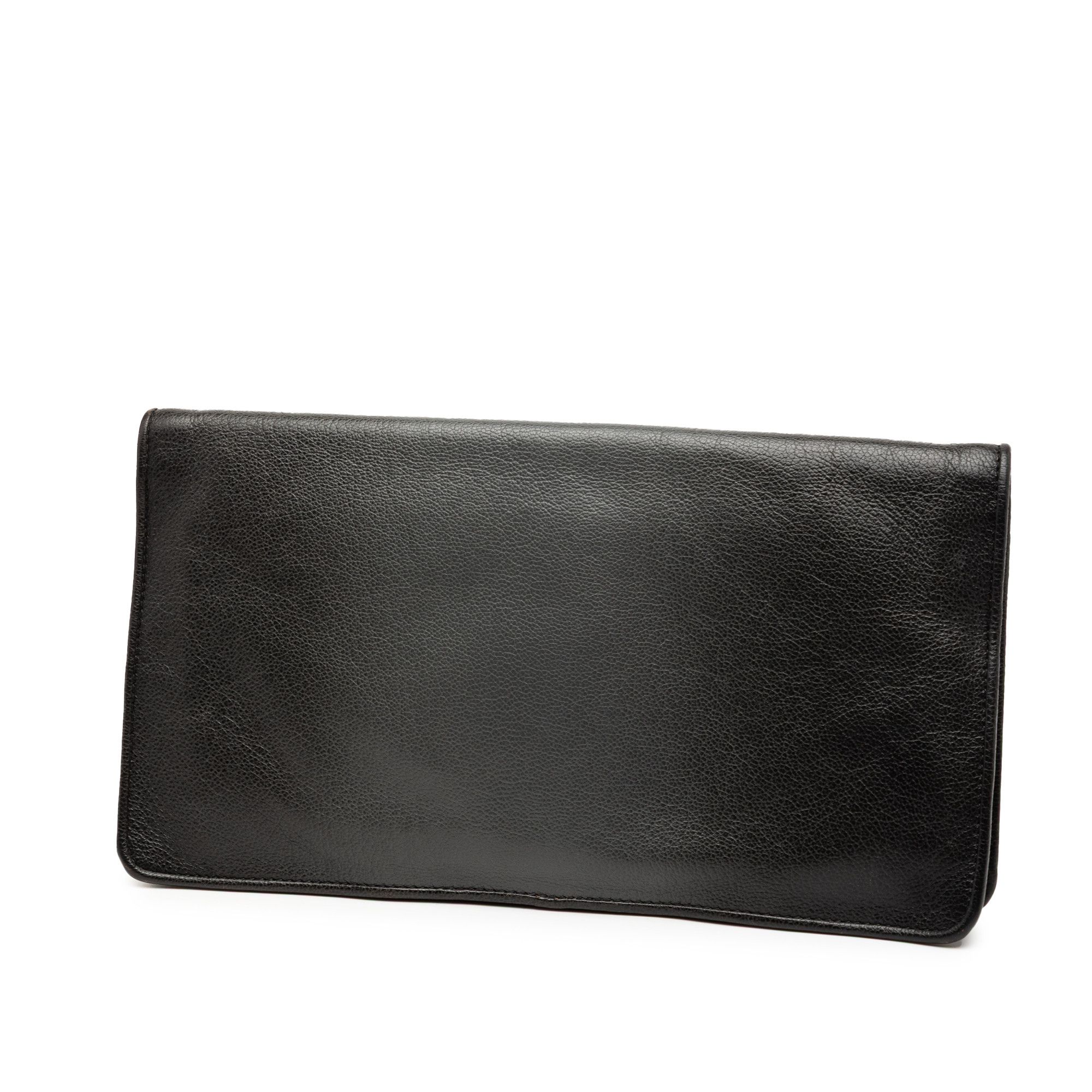 Bottega Veneta Bottega Veneta Leather Turn Lock Clutch Size ONE SIZE - 2 Thumbnail