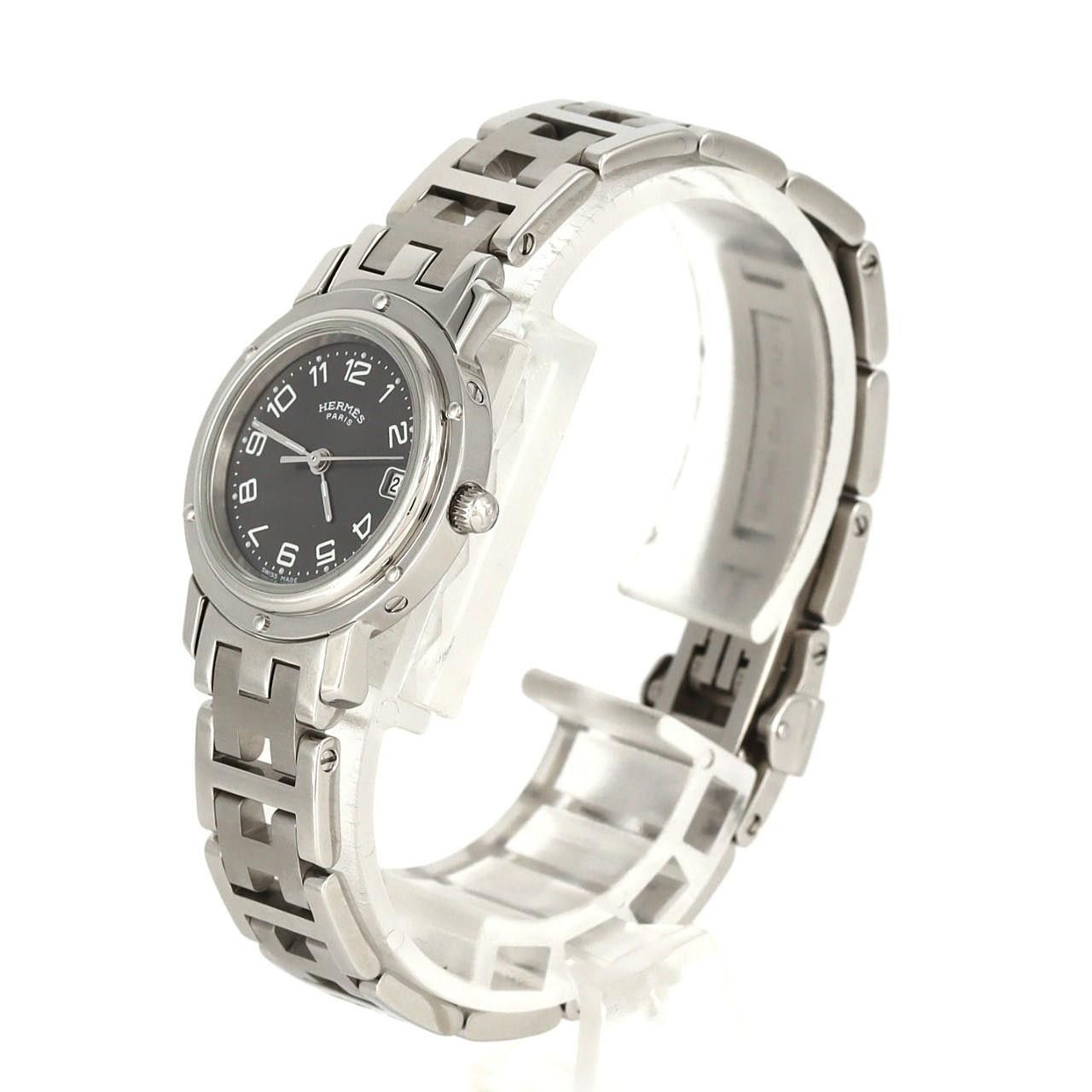 Hermes Hermes Hermès Clipper CL4.210 Stainless Steel Metal Quartz DUTY FREE for USA Size ONE SIZE - 2 Thumbnail