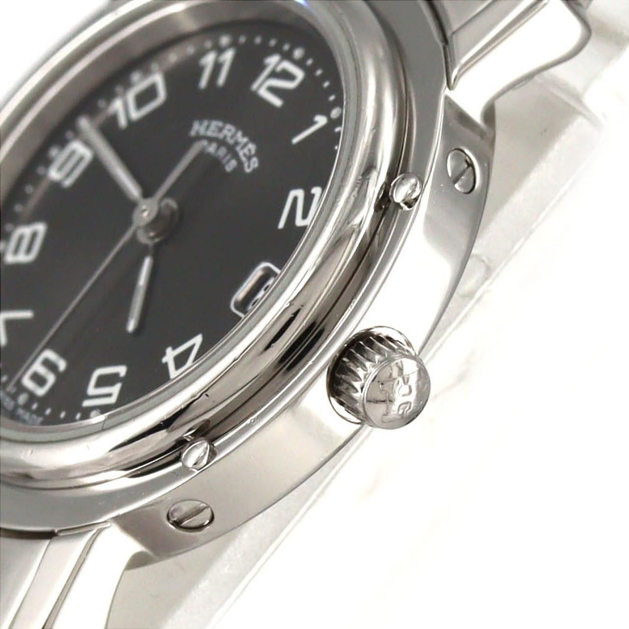 Hermes Hermes Hermès Clipper CL4.210 Stainless Steel Metal Quartz DUTY FREE for USA Size ONE SIZE - 4 Thumbnail