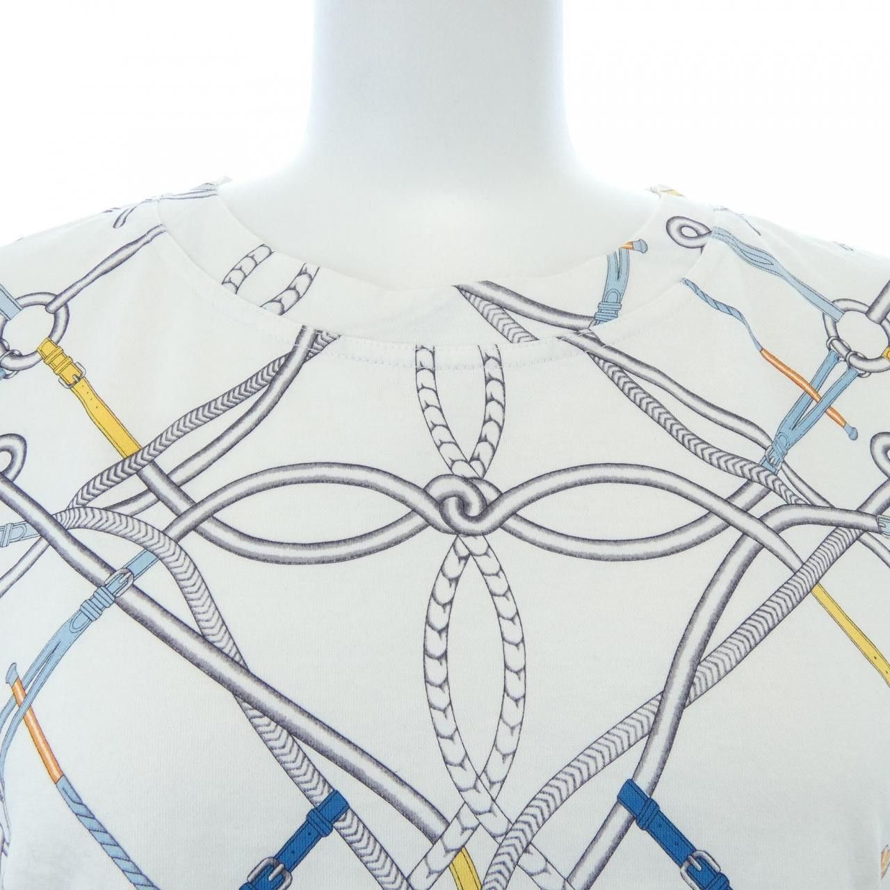 Hermes Hermes Hermes PARCOURS SANS FAUTE40 T-shirt Cotton T-Shirts DUTY FREE for USA Size ONE SIZE - 5 Thumbnail