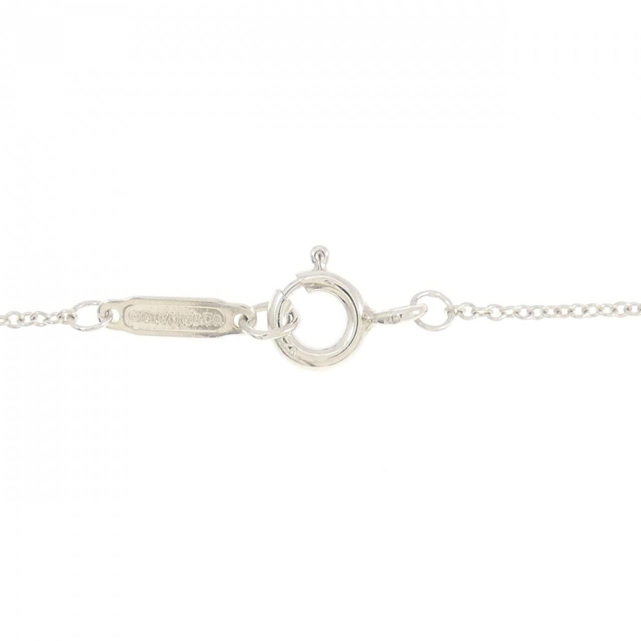 Tiffany & Co. Tiffany 1837 Interlocking Circle 925 Silver Rubedo Necklace Metal Necklace DUTY FREE for USA